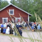 Allsång vid Helsinge kyrkoby kvarn
