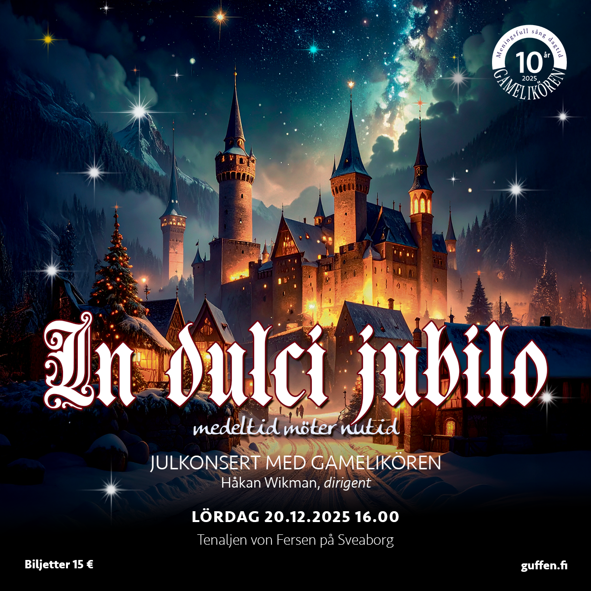 Gamelikörens julkonsert - In dulci jubilo