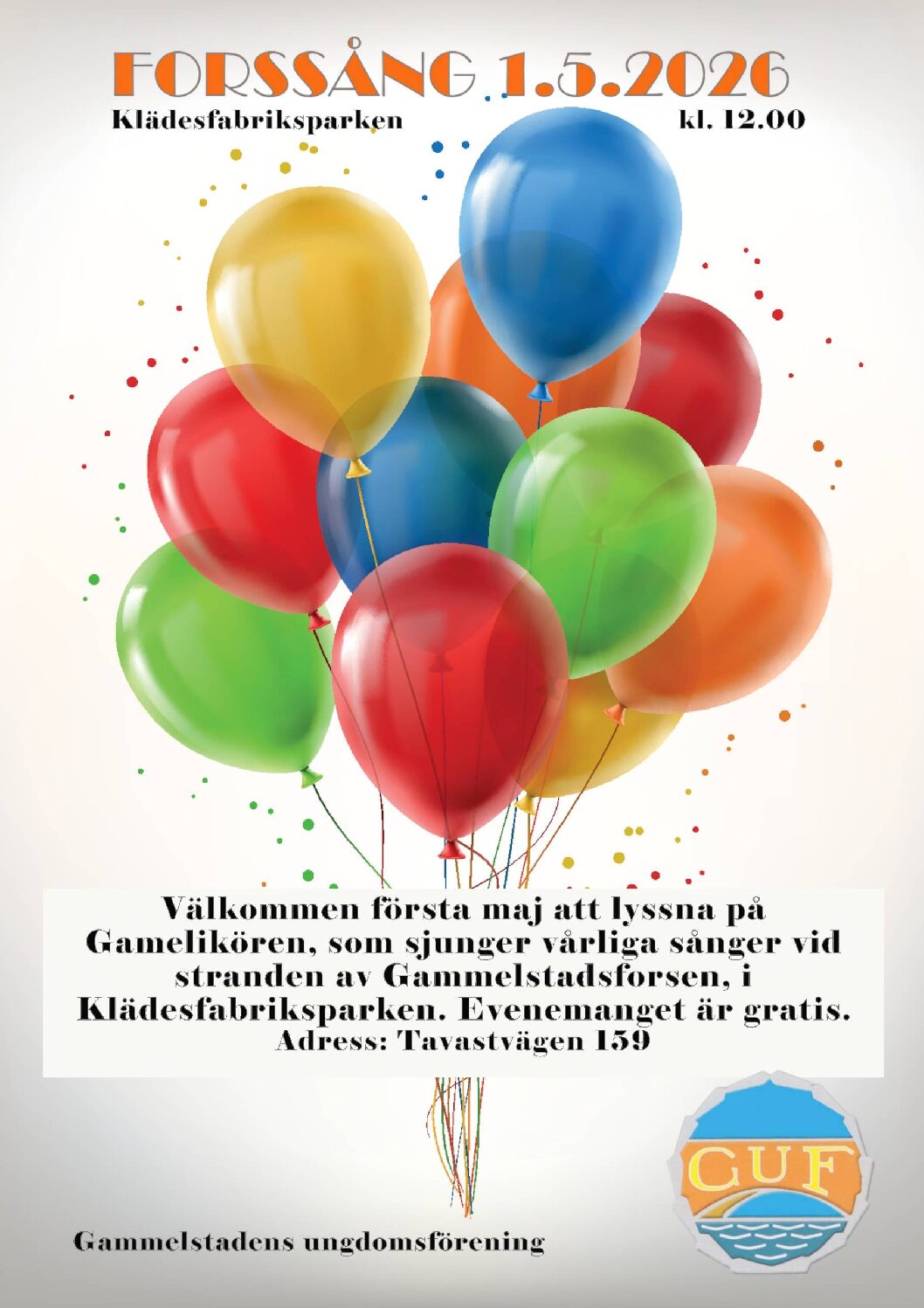 Forssång i Klädesfabriksparken